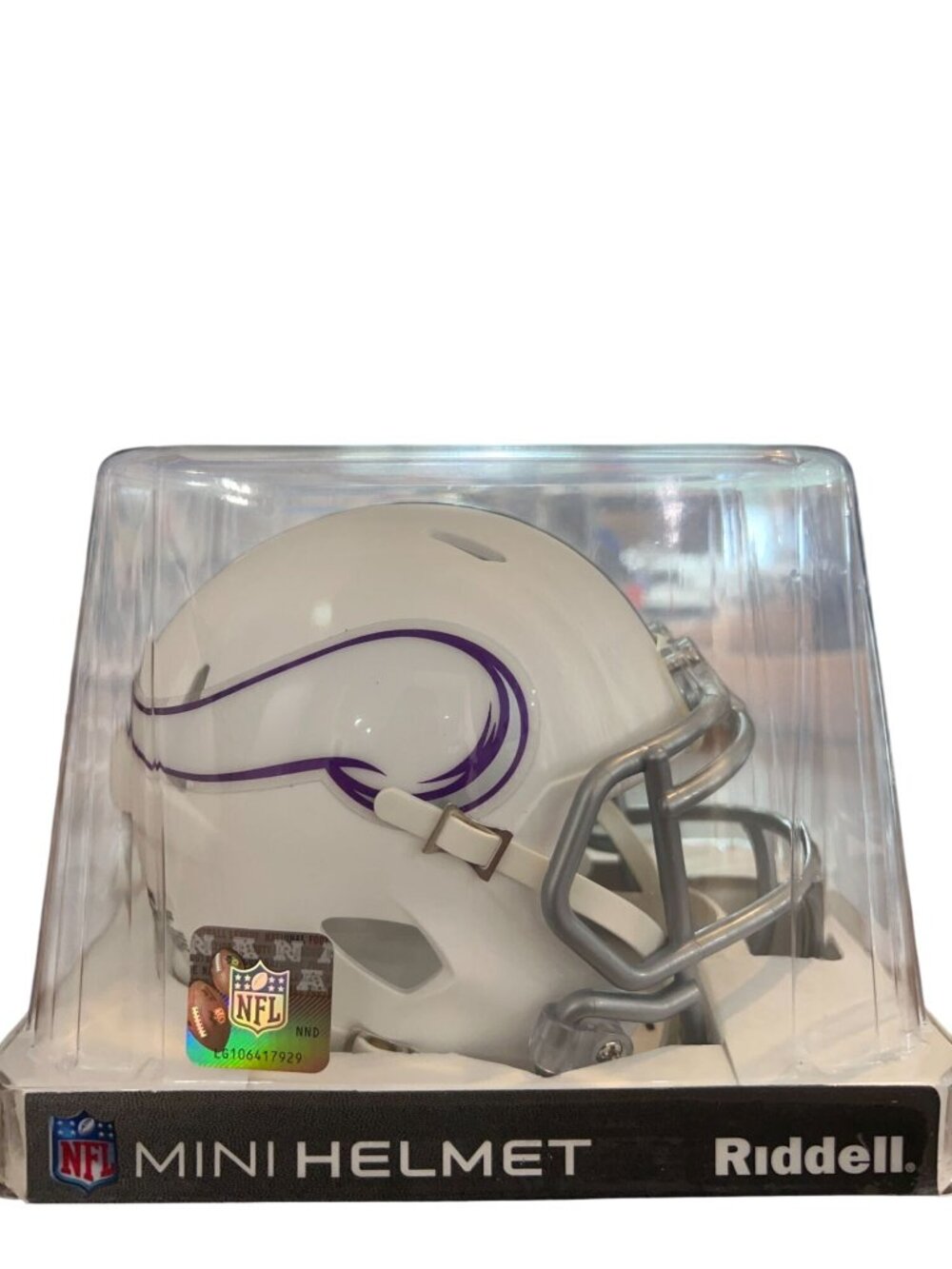 NEW IN BOX Riddell Minnesota Vikings On-Field Alternate Speed Mini Helmet $34.99 - Picture 2 of 14